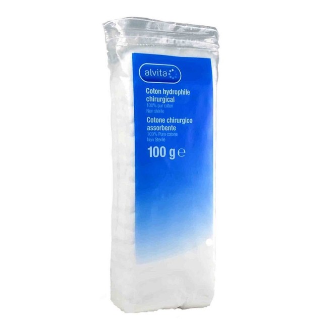 COTONE CHIRURGICO ALVITA ASSORBENTE 100 G COTONE CHIRURGICO ALVITA ASSORBENTE 100 G