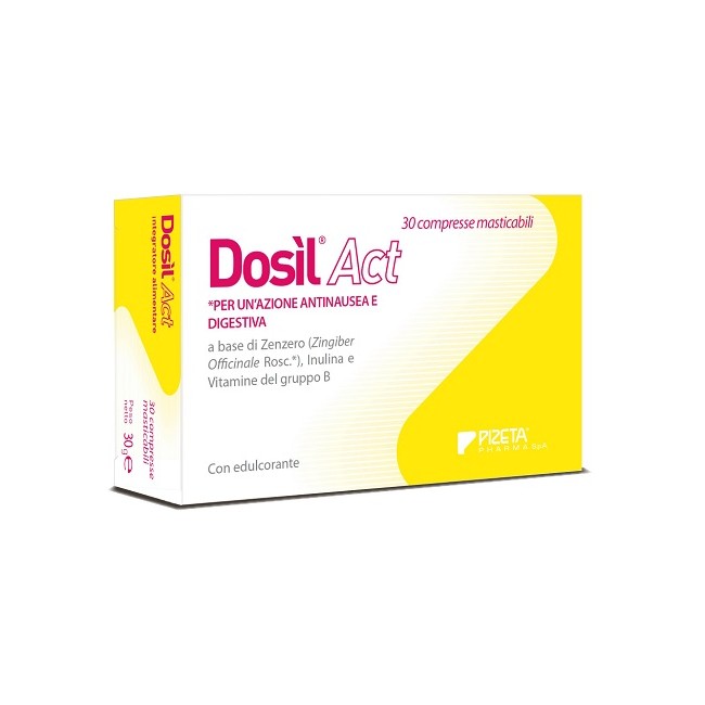 DOSIL ACT 30 COMPRESSE MASTICABILI DOSIL ACT 30 COMPRESSE MASTICABILI