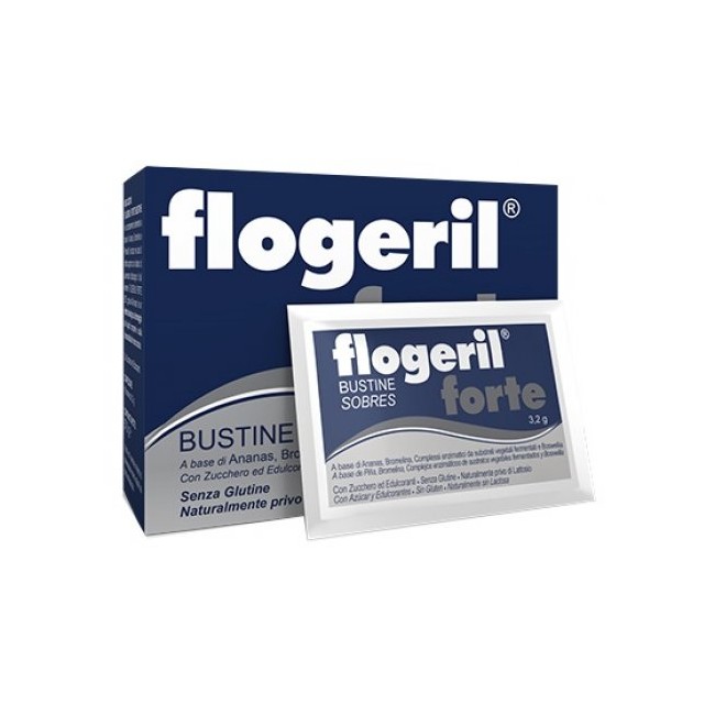 Confezione da 20 bustine di Flogeril Forte, integratore per favorire il microcircolo. Confezione da 20 bustine di Flogeril Forte, integratore per favorire il microcircolo.