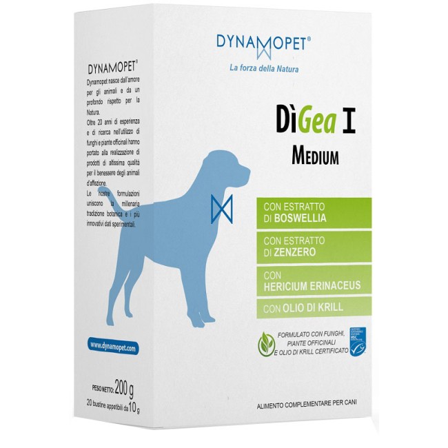 DIGEA I MEDIUM PER CANI 20 BUSTINE DA 10 G DIGEA I MEDIUM PER CANI 20 BUSTINE DA 10 G