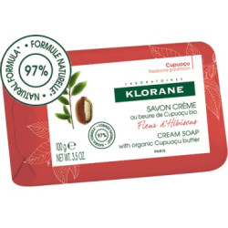 Confezione da 100 grammi di Klorane Crema Sapone All'Ibisco.