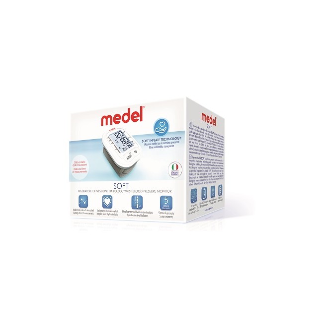 MEDEL SOFT MISURATORE DI PRESSIONE DA POLSO MEDEL SOFT MISURATORE DI PRESSIONE DA POLSO