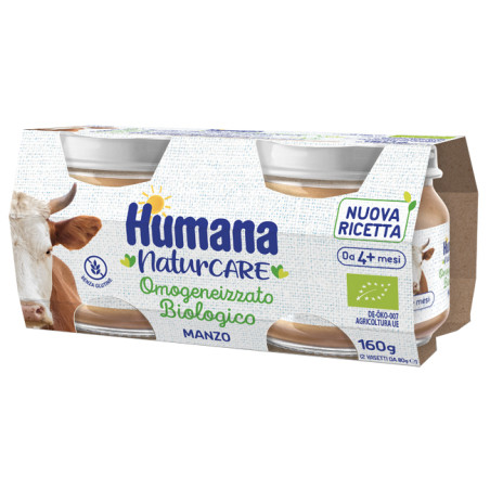 Humana Omogeneizzato Manzo Biologico 2 Pezzi 80 G Humana Omogeneizzato Manzo Biologico 2 Pezzi 80 G