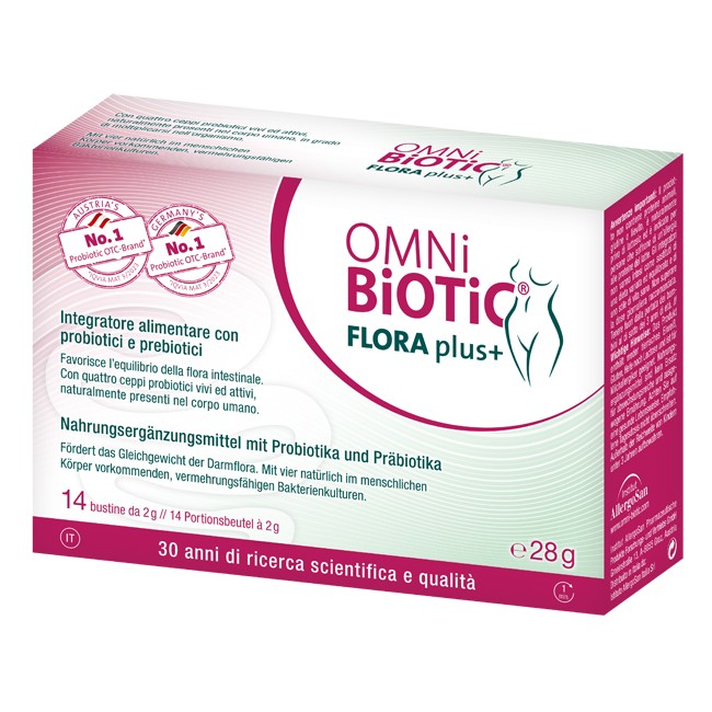OMNI BIOTIC FLORA PLUS+ 14 BUSTINE DA 2 G OMNI BIOTIC FLORA PLUS+ 14 BUSTINE DA 2 G