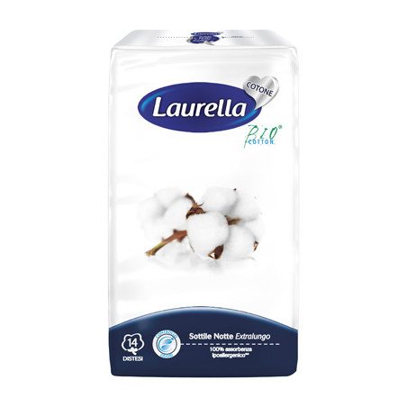 ASSORBENTE LAURELLA IN COTONE SOTTILE NOTTE DISTESO 14 PEZZI ASSORBENTE LAURELLA IN COTONE SOTTILE NOTTE DISTESO 14 PEZZI