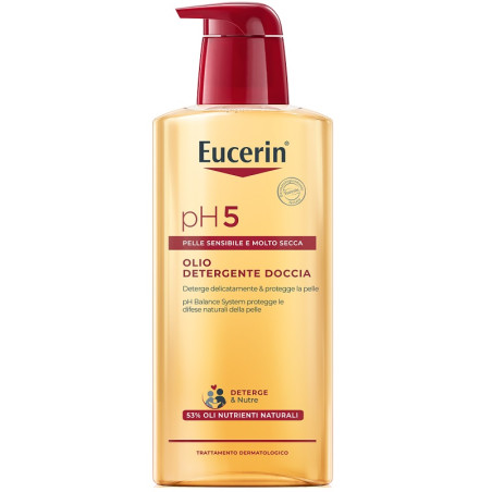Flacone da 400 ml di Eucerin Olio Doccia Detergente Flacone da 400 ml di Eucerin Olio Doccia Detergente