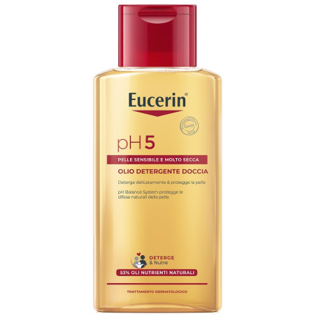 Flacone da 200 ml di Eucerin Ph5 Olio Detergente Doccia Flacone da 200 ml di Eucerin Ph5 Olio Detergente Doccia