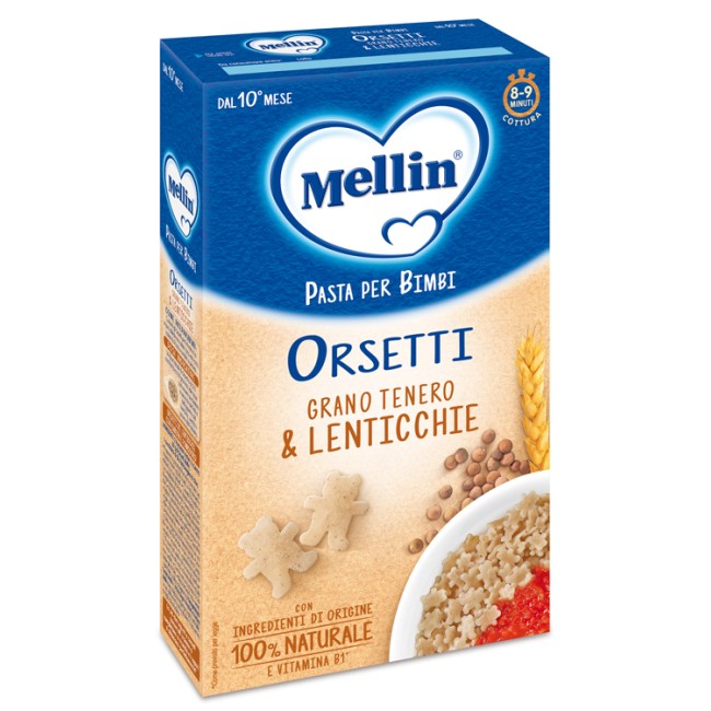 MELLIN ORSETTI CON LENTICCHIE 280 G MELLIN ORSETTI CON LENTICCHIE 280 G