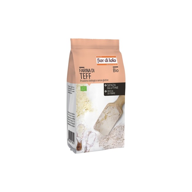 FARINA TEFF SENZA GLUTINE BIO 375 G FARINA TEFF SENZA GLUTINE BIO 375 G