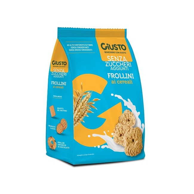 Giusto Senza Zucchero Frollini Ai Cereali Senza Zucchero 350 G