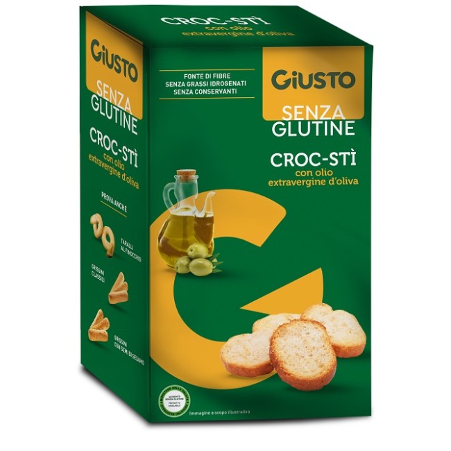 Giusto Senza Glutine Croc-sti\' Con Olio Extravergine D\'oliva 100 G