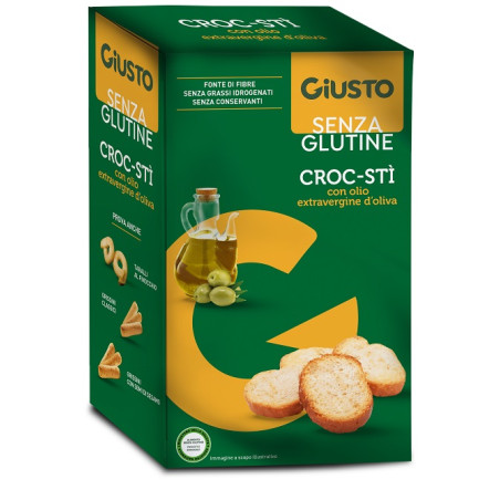 Giusto Senza Glutine Croc-sti\' Con Olio Extravergine D\'oliva 100 G