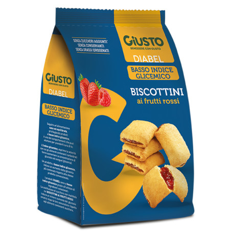 Giusto Diabel Biscottini Frutti Rossi 250 G Giusto Diabel Biscottini Frutti Rossi 250 G