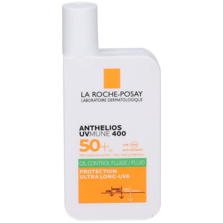 LA ROCHE POSAY ANTHELIOS FLUIDO OIL CONTROL CON PROFUMO UVMUNE SPF50+ 50 ML LA ROCHE POSAY ANTHELIOS FLUIDO OIL CONTROL CON PROFUMO UVMUNE SPF50+ 50 ML