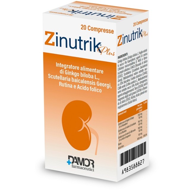 ZINUTRIK PLUS 20 COMPRESSE ZINUTRIK PLUS 20 COMPRESSE