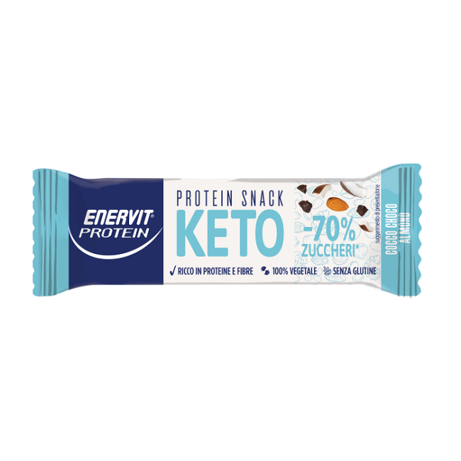 Enervit Protein Keto Snack Cocco Choco Almond 35 G Enervit Protein Keto Snack Cocco Choco Almond 35 G