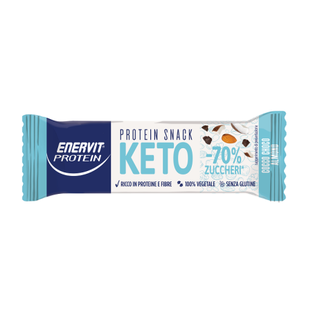 Enervit Protein Keto Snack Cocco Choco Almond 35 G Enervit Protein Keto Snack Cocco Choco Almond 35 G
