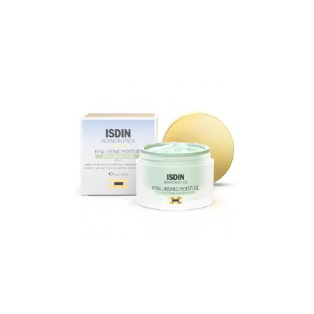 Vaso da 50 Ml di Isdinceutics Hyaluronic Moisture Crema Idratante Opacizzante.