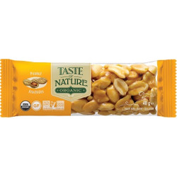 Taste Of Nature Barretta Alle Arachidi Bio Vegan Ad Alto Contenuto Di Fibre 40 G