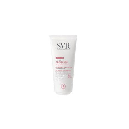 Confezione da 200 ml di Svr Topialyse crema idratante nutriente per pelle secca e sensibile.
