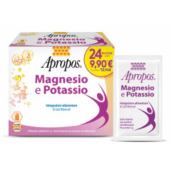 APROPOS MAGNESIO POTASSIO 24 BUSTINE DA 5 G GUSTO ARANCIA