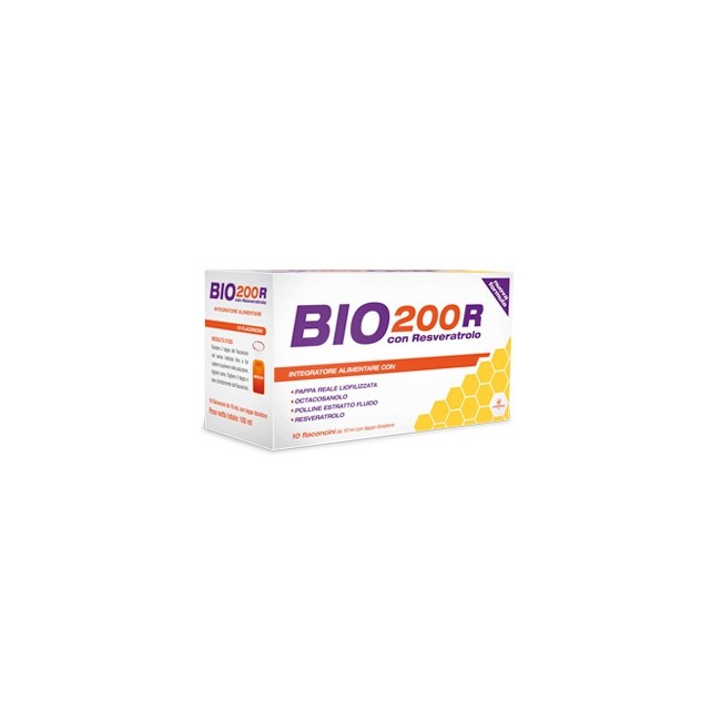 BIO200 R RESVERATROLO 10 FLACONCINI 10 ML BIO200 R RESVERATROLO 10 FLACONCINI 10 ML