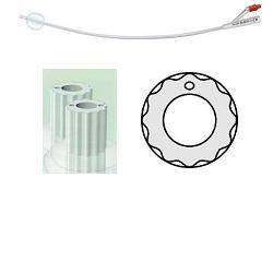 CATETERE VESCICALE IN SILICONE PROFILCATH PLUS SCANALATO 2 VIE CH16 LUNGHEZZA 31 CM PUNTA CILINDRICA 2 FORI CONTRAPPOSTI PALLONC