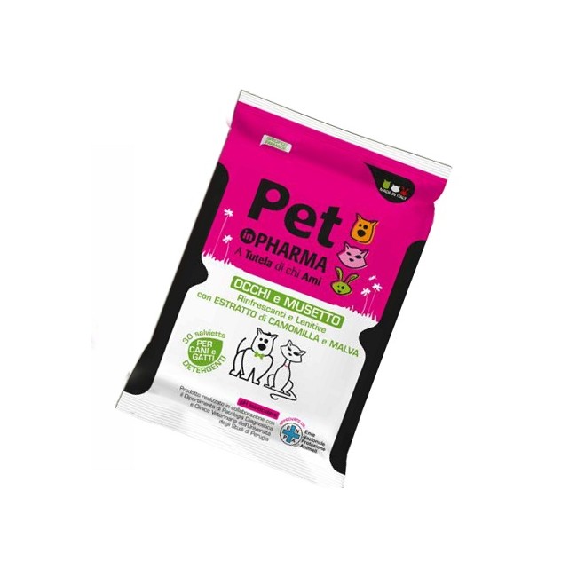 PET IN PHARMA SALVIETTINE OCCHI MUSO 30 PEZZI PET IN PHARMA SALVIETTINE OCCHI MUSO 30 PEZZI