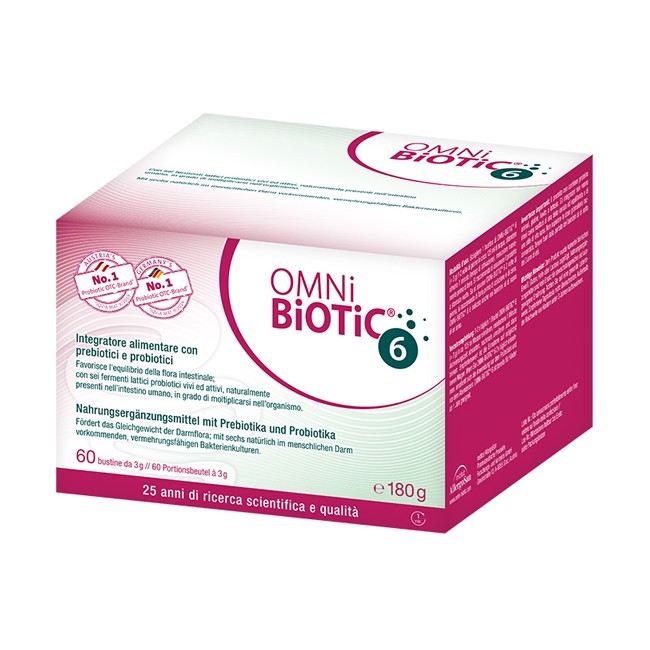 OMNI BIOTIC 6 POLVERE 60 BUSTINE DA 3 G OMNI BIOTIC 6 POLVERE 60 BUSTINE DA 3 G