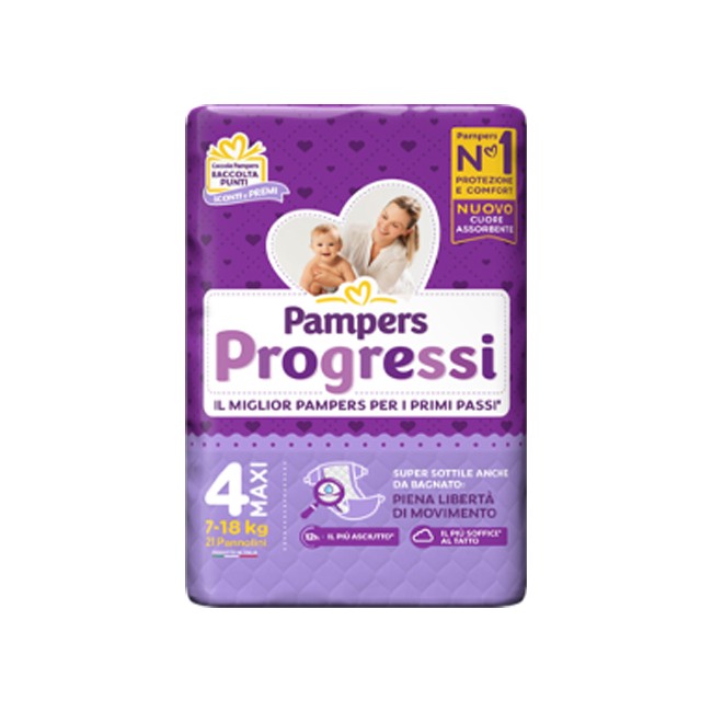 Pampers Progressi Maxi 21 Pezzi