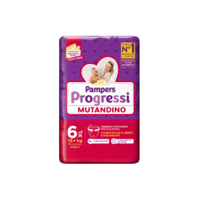 Pampers Progressi Mutandina Xl Cp 15 Pezzi Pampers Progressi Mutandina Xl Cp 15 Pezzi