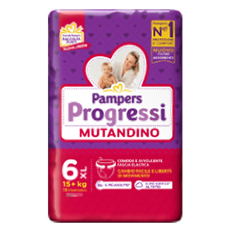 Pampers Progressi Mutandina Xl Cp 15 Pezzi Pampers Progressi Mutandina Xl Cp 15 Pezzi