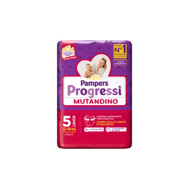 Pampers Progressi Mutandina Junior 17 Pezzi Pampers Progressi Mutandina Junior 17 Pezzi