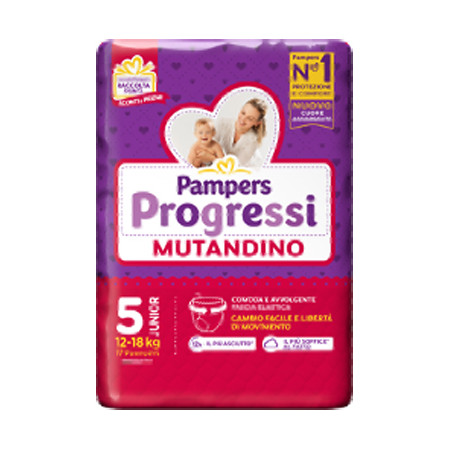 Pampers Progressi Mutandina Junior 17 Pezzi Pampers Progressi Mutandina Junior 17 Pezzi
