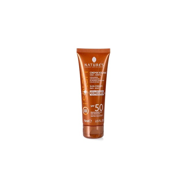 NATURE'S I SOLARI CREMA VISO CORPO SPF 50 75 ML EDIZIONE LIMITATA TRAVEL SIZE NATURE'S I SOLARI CREMA VISO CORPO SPF 50 75 ML EDIZIONE LIMITATA TRAVEL SIZE