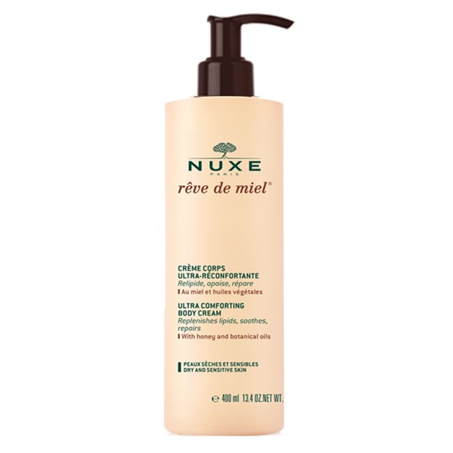 Flacone da 400 ml di Nuxe Reve De Miel Crema Corpo Nutriente Flacone da 400 ml di Nuxe Reve De Miel Crema Corpo Nutriente