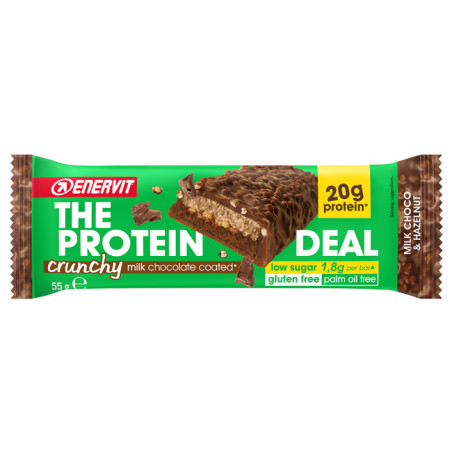 Enervit Protein Deal Milk Choco & Hazelnut 55 G Enervit Protein Deal Milk Choco & Hazelnut 55 G