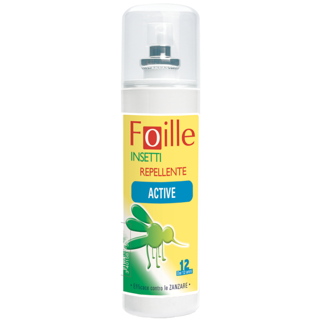FOILLE INSETTI REPELLENTE ACTIVE 100 ML FOILLE INSETTI REPELLENTE ACTIVE 100 ML
