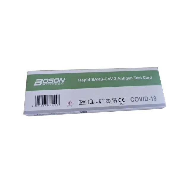 TEST ANTIGENICO RAPIDO COVID-19 AUTODIAGNOSTICO DETERMINAZIONE QUALITATIVA ANTIGENI SARS-COV-2 IN TAMPONI NASALI MEDIANTE IMMUNO