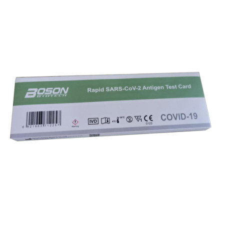 TEST ANTIGENICO RAPIDO COVID-19 AUTODIAGNOSTICO DETERMINAZIONE QUALITATIVA ANTIGENI SARS-COV-2 IN TAMPONI NASALI MEDIANTE IMMUNO