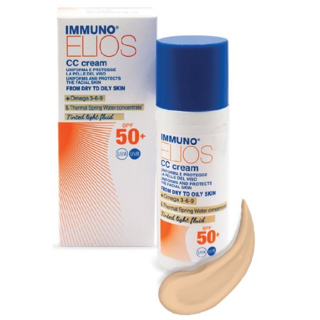 Immuno Elios Cc Cream Spf50+ Tinted Light 40 Ml Immuno Elios Cc Cream Spf50+ Tinted Light 40 Ml