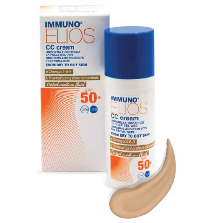 Immuno Elios Cc Cream Spf50+ Tinted Medium 40 Ml Immuno Elios Cc Cream Spf50+ Tinted Medium 40 Ml