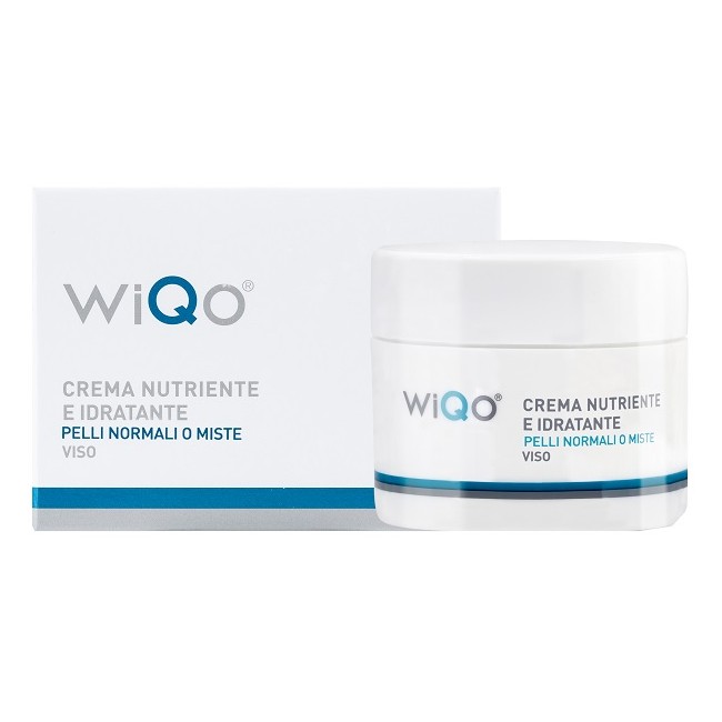 WIQO CREMA NUTRIENTE ED IDRATANTE PELLI NORMALI O MISTE VISO 50 ML WIQO CREMA NUTRIENTE ED IDRATANTE PELLI NORMALI O MISTE VISO 50 ML