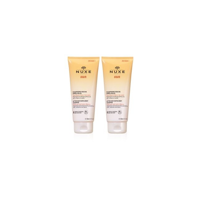Nuxe Sun Doccia Shampoo Doposole Lenitivo Idratante Bipacco 200 ml Nuxe Sun Doccia Shampoo Doposole Lenitivo Idratante Bipacco 200 ml