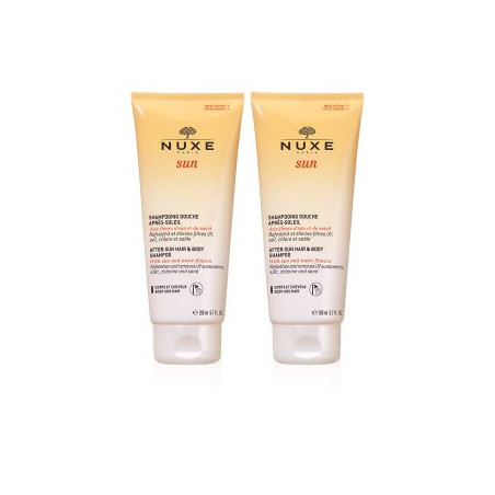 Nuxe Sun Doccia Shampoo Doposole Lenitivo Idratante Bipacco 200 ml