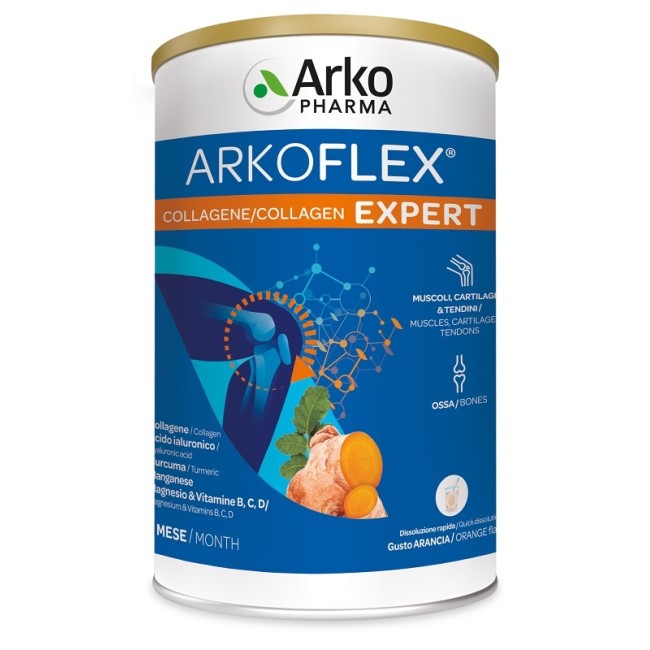 ARKOFLEX EXPERT COLLAGENE ARANCIA POLVERE 390 G ARKOFLEX EXPERT COLLAGENE ARANCIA POLVERE 390 G