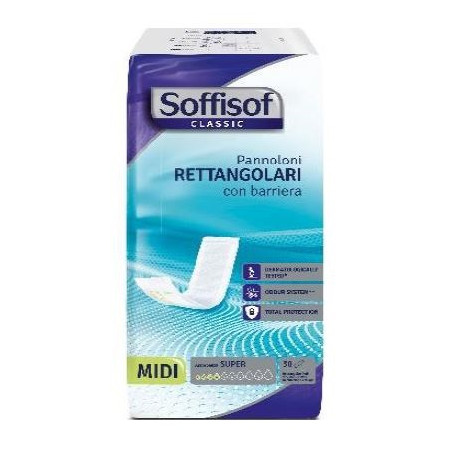 Pannolone Rettangolare Soffisof Classic Con Barriera 30 Pezzi Pannolone Rettangolare Soffisof Classic Con Barriera 30 Pezzi