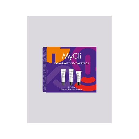 Mycli Anti Gravity Discovery Box 1 Mycli Liftable Crema 15 Ml + 1 Mycli Pluriday 15 Ml + 1 Mycli Rebuilding 15 Ml
