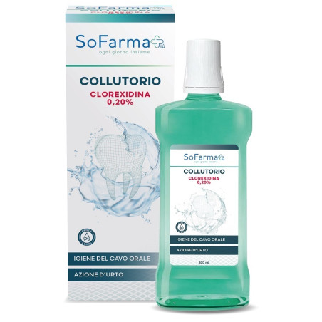 Sofarmapiù Collutorio Clorexidina 0,2 Per Igiene Orale 200 Ml