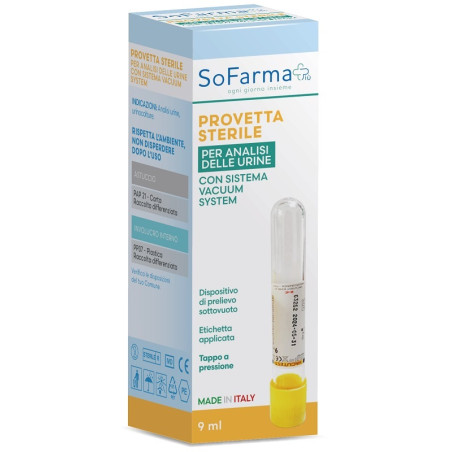 Provetta Sottovuoto Vacutest Da 9 Ml Sofarmapiu\'